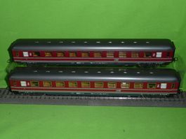 2x  FS 2.Kl.-Wagen Märklin 4189 selten aber Logo unkenntlich