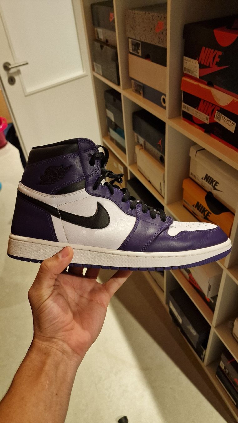 Jordan Scarpe da uomo: Jordan 1 High Court Purple – Nuovo (secondo la descrizione) da Uerikon venduto da Beat03