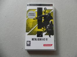 Sony PSP  Spiel Game Metal Gear AC ! D 2 von Jahr 2006
