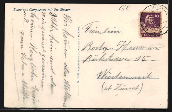 Cartoline postali: Campovasto, Teilansicht und Ponte mit Pi – Usato da Berlin venduto da bartko-reher 1