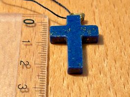 Lapis Lazuli Kreuz Anhänger