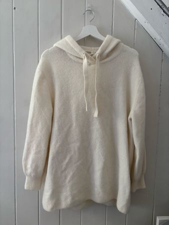 Flauschiger Hoodie von Arket, Creme-Weiss, Grösse M