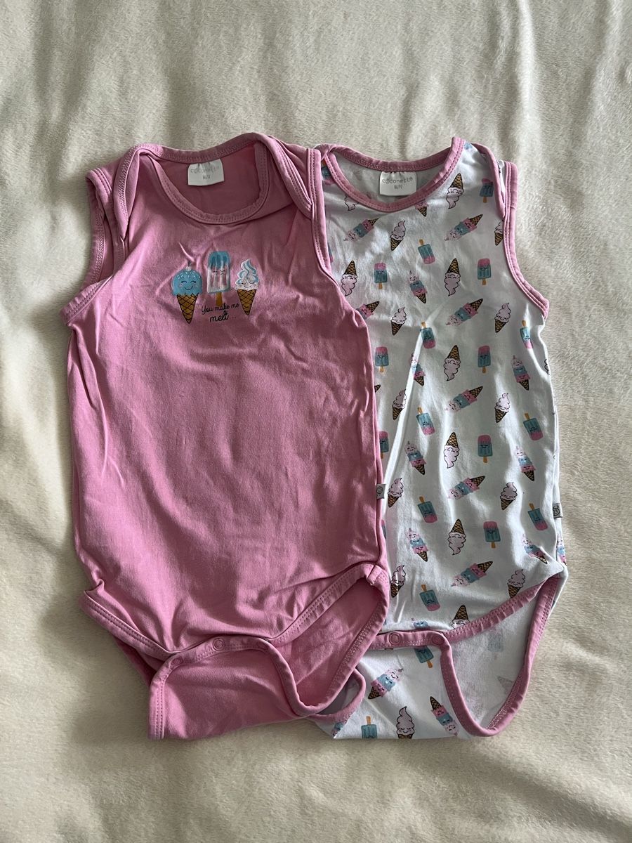 Lotti & Set di vestiti: 2 Bodys ohne Arm 86/92 – Usato da Oberkirch LU venduto da AnBa23