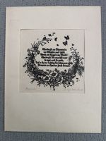 Original Handdruck „ M.Riggenbach-Schmid“