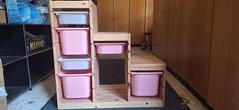 Ikea TROFAST Regal 94x44x91 inkl Boxen