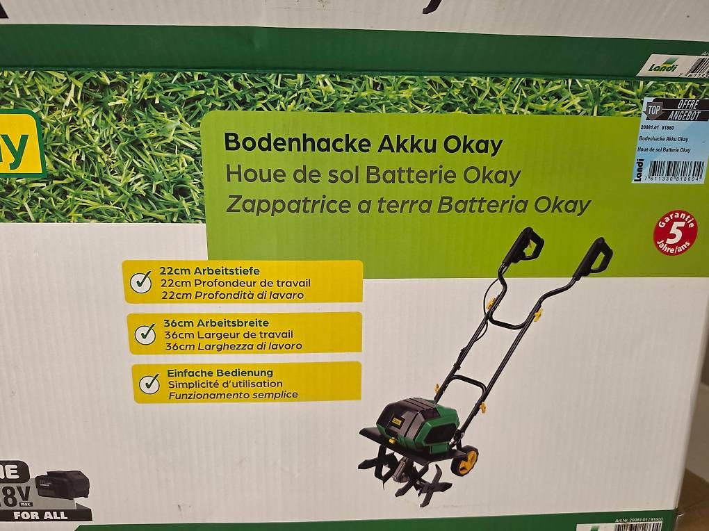 Alle Maschinen: Bodenhacke Akku Okay – Neu und originalverpackt aus Rebstein von jeta07 1