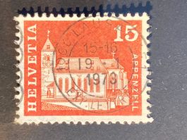 Schweiz 1973 Appenzell 15 Vollstempel LAUSANNE 19.1.1973