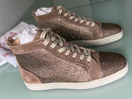 CHRISTIAN LOUBOUTIN Louis Orlato STRASS Sneakers 43.5 NEU