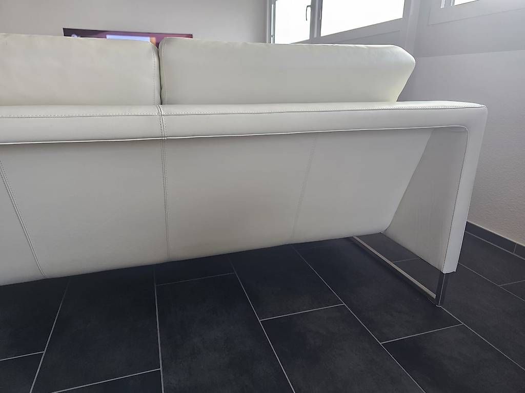 Leolux Sofas: Design-Ledersofa - Weiss – Gebraucht aus Rüdlingen von turnschue27 2