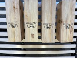 Weinregal aus Holz 4 stk