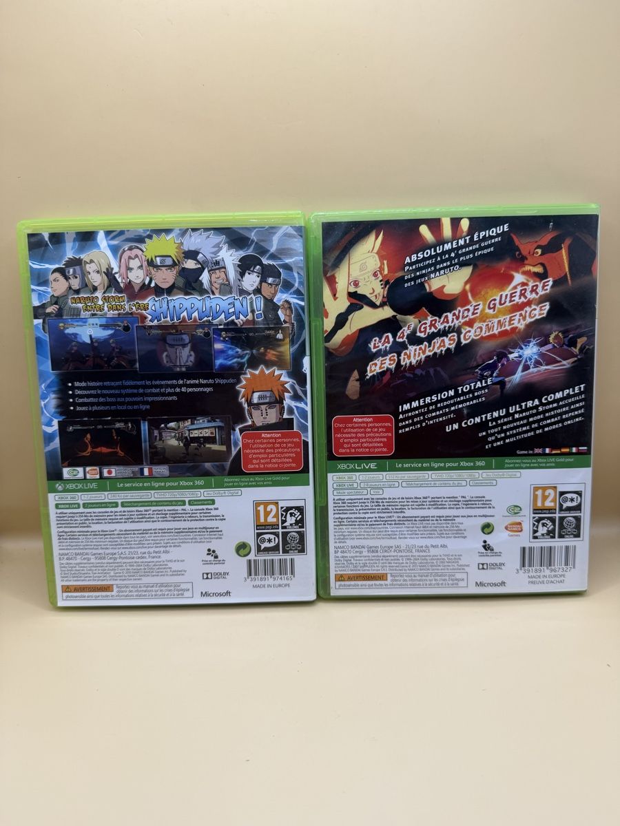 Giochi: Naruto Shippuden: Ultimate 2 & 3 Xbox 360 – Usato da Genève venduto da sho_67qj 1