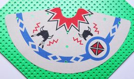 LEGO® Cloth Tepee Cover with Buffalo Helmets Pattern