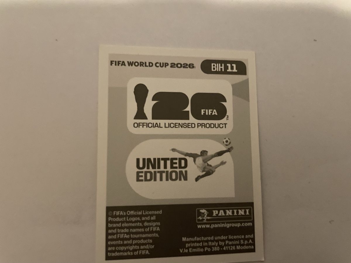 Panini Carte collezionabili: FIFA WM 2026 Ivan Sunjic BIH 11 – Nuovo (secondo la descrizione) da Winterthur venduto da Cobraforce 1