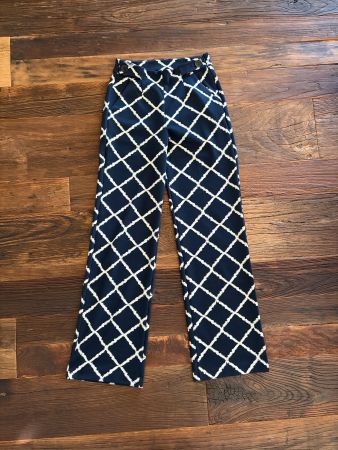 Ultra-modische, weite Hose von KYRA (Gr. 34, navy-weiss)