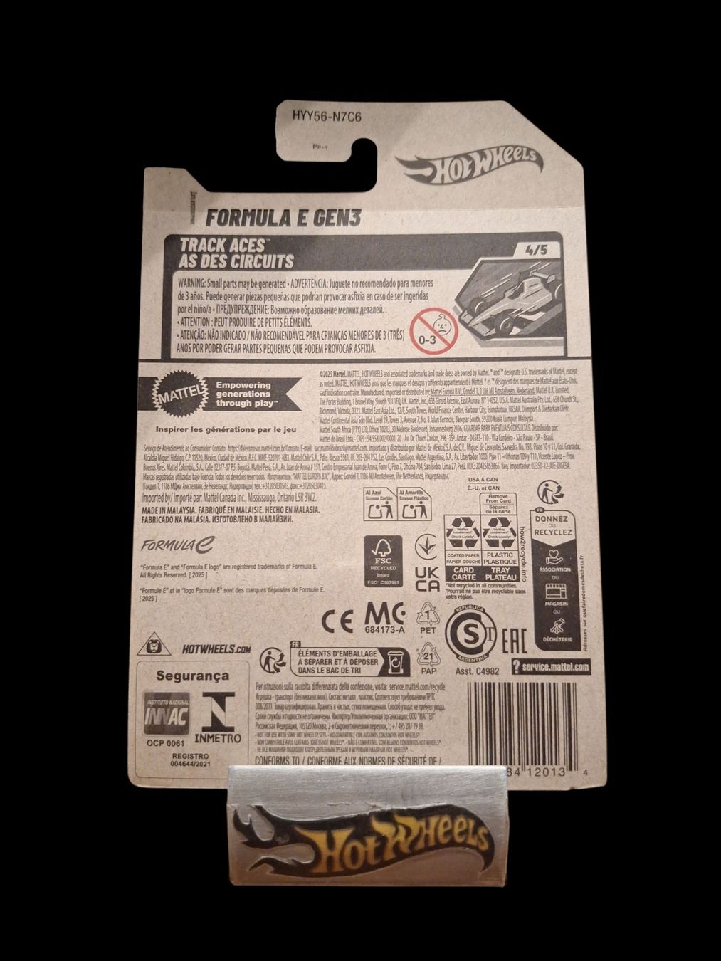 Hot Wheels Modellini d'auto: Hot Wheels Track Aces 2025 Formula E Gen3 4/5 L – Nuovo e nell'imballaggio originale da Adlikon venduto da Mmartin0 1