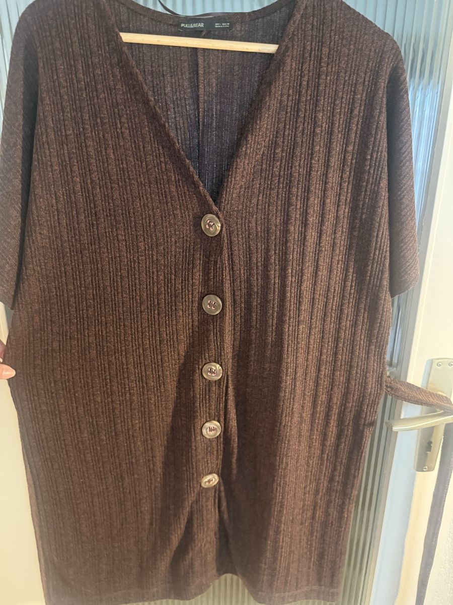Pull&Bear Kleider: Robe Pull&Bear marron foncé – Neu (gemäss Beschreibung) aus Monthey von iri_9pt5 3