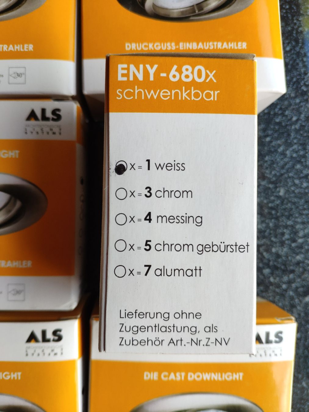 Kronleuchter & Deckenlampen: 6x Einbaustrahler ENY-680x schwenkbar weiss – Neu und originalverpackt aus Wileroltigen von mazdaren22 1