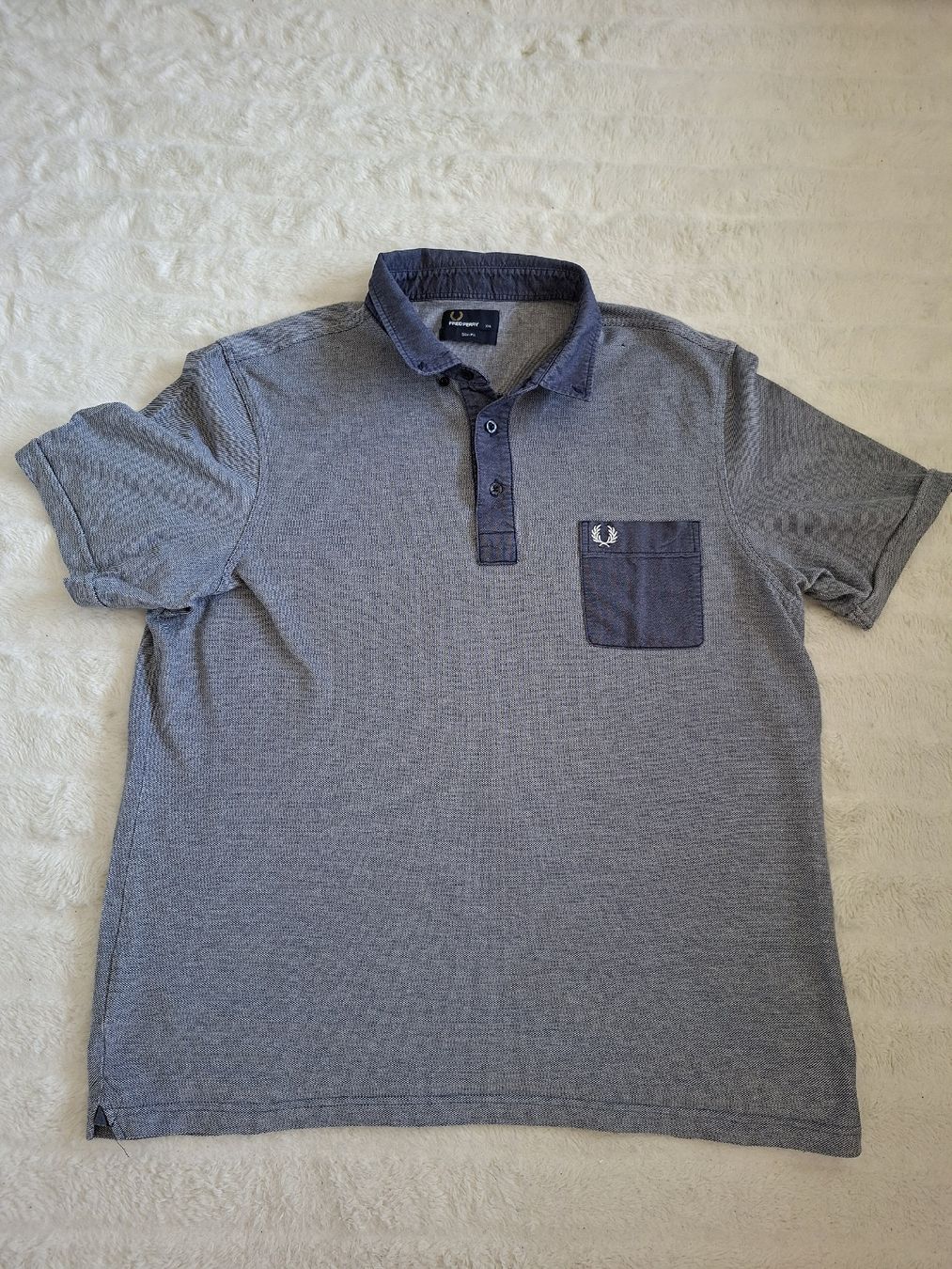 Fred Perry Magliette Polo: Fred Perry Polo bleu taille XL  – Usato da Renens VD venduto da ser_j2fn 8