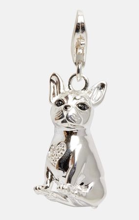 Original Thomas Sabo Charm Anhänger Hund mit Herz Silber 925
