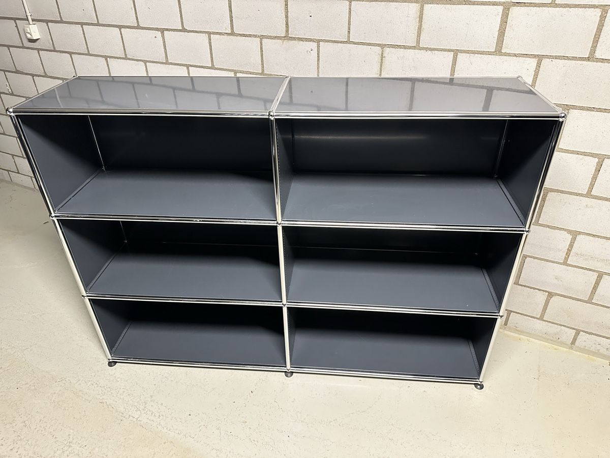 Scaffali: USM Sideboard Anthrazit 2x3 Lieferung&Umbau möglich – Usato da Grenchen venduto da Design-Outlet