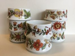 SUISSE LANGENTHAL 8 x bols en porcelaine / Schüsseln