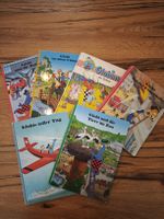5 Globi-Bücher + 1 Globine – teils ältere Ausgaben ab 1974 
