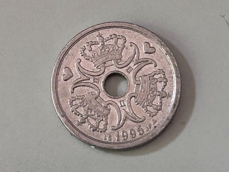 Tutti le monete: 1 Krone (Corona) della Danimarca 1995 – Usato da Giubiasco venduto da LorisVale 1