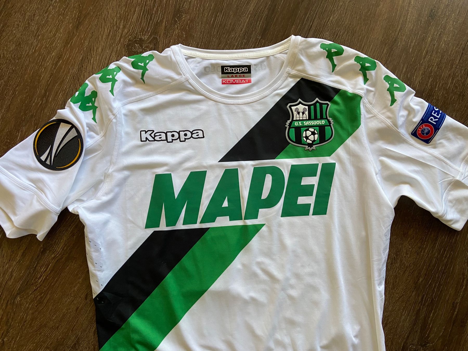 Kappa Canottiere & Pantaloni: US Sassuolo Trikot Gr. L – Usato da Muttenz venduto da bargain_hunter 1