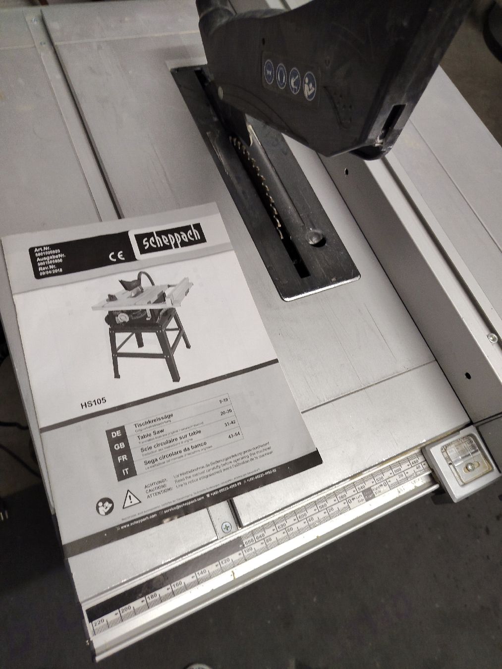 Scheppach Seghe: Scheppach Tischkreissäge HS105 – Usato da Hünikon venduto da mrotta 1