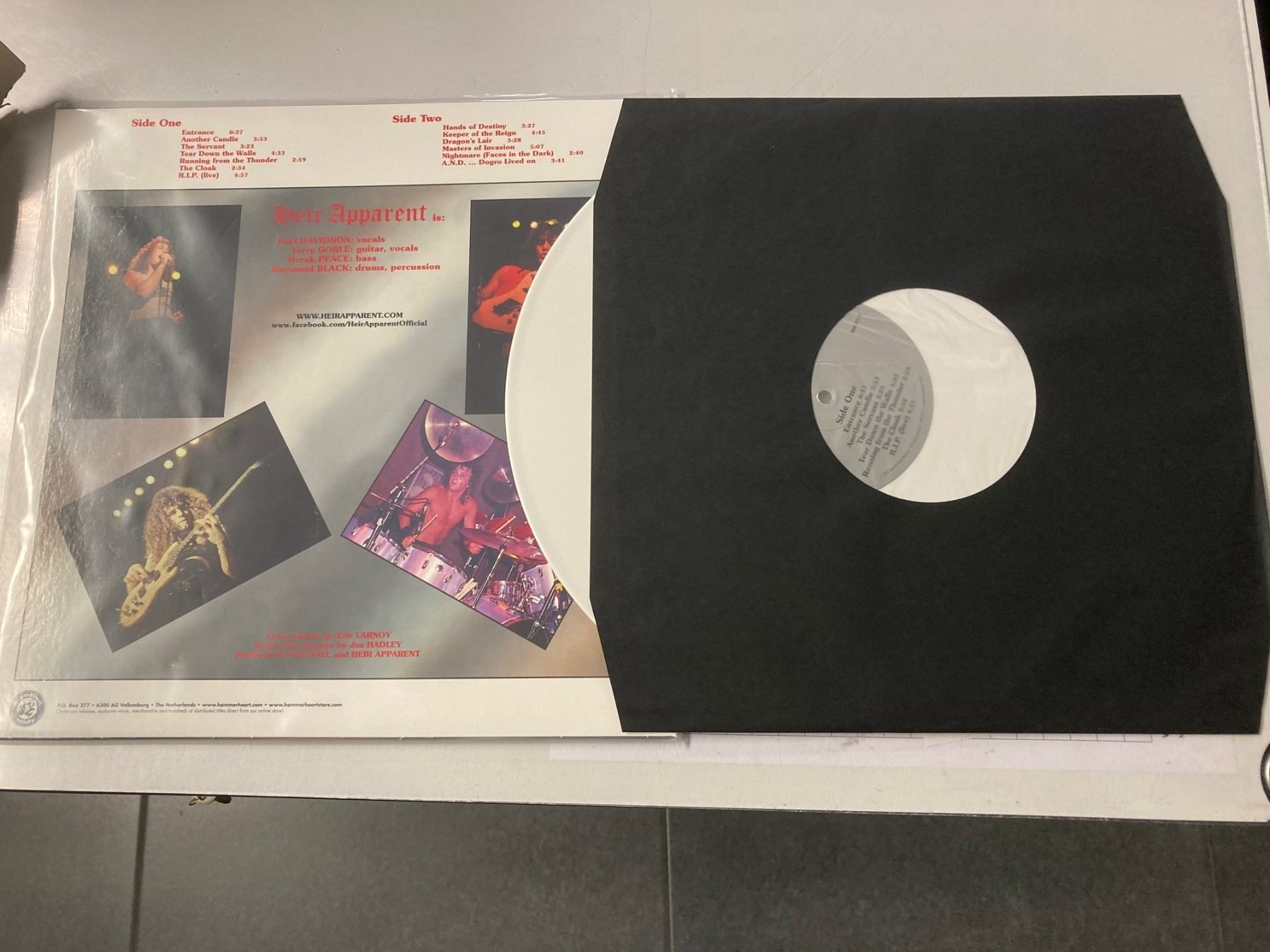 Schallplatten: HEIR APPARENT - Graceful inheritance LP Heavy Metal white – Neu (gemäss Beschreibung) aus Wiedlisbach von Andrisa 1