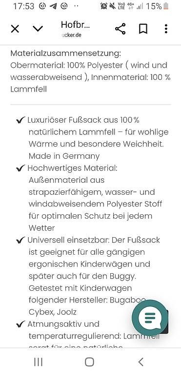 Sacchi a pelo: Lammfell Fusssack Hofbrucker bordeaux rot – Usato da Zürich venduto da cos_2wvp 4