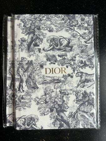 100% DIOR Limited Complimentary Notebook White and Blue