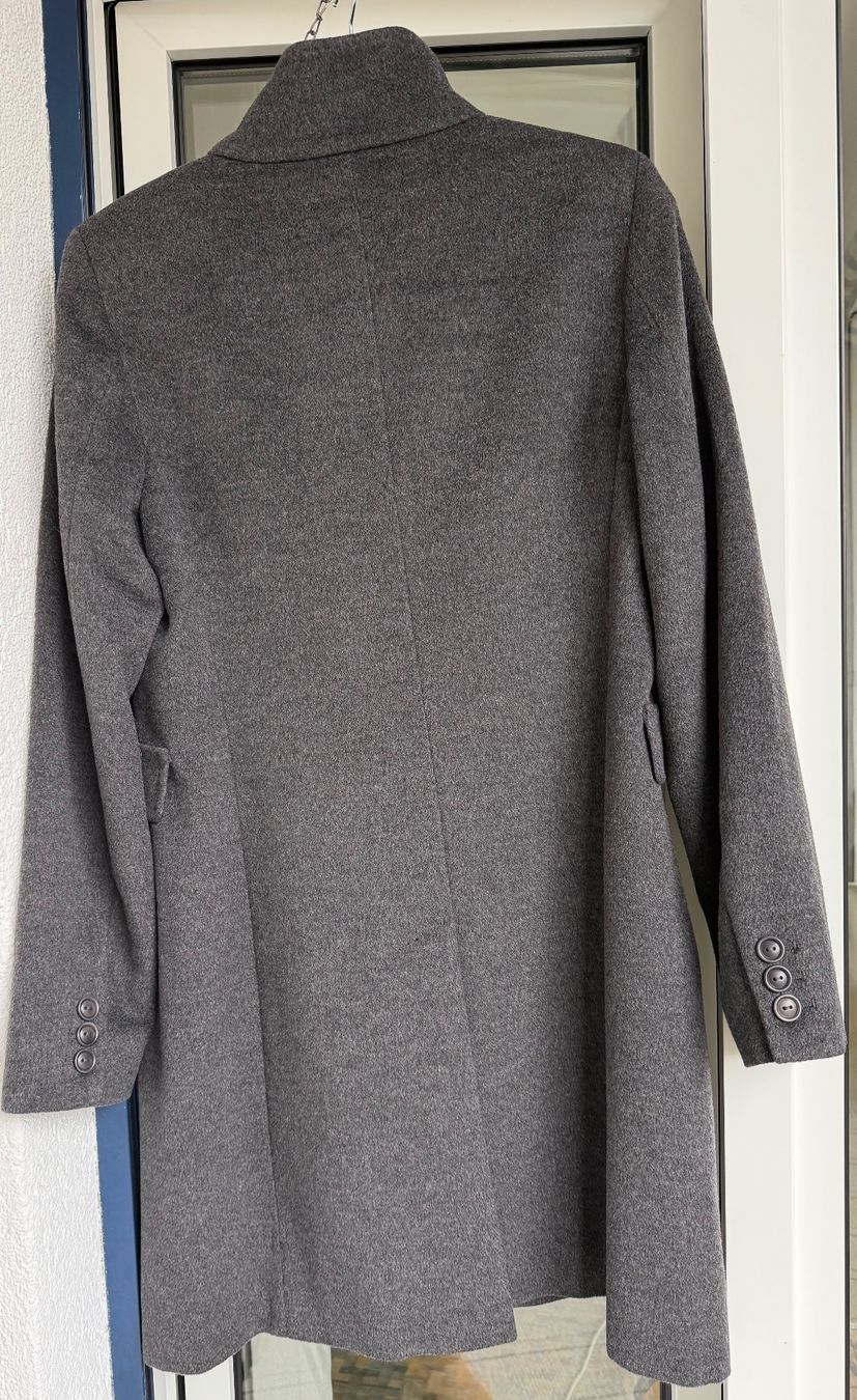 Max Mara Cappotti: MaxMara Studio Wool Coat, Grey, Size 40 – Usato da Zürich venduto da kas_g26m 6