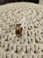 Neuer Goldfarbener Edelstahlring Gr. 19 - Ungetragen!