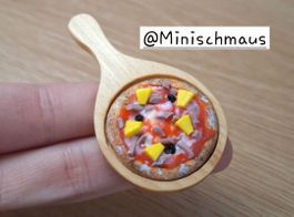 Hawaii Pizza Handgemacht. Auch für Maileg