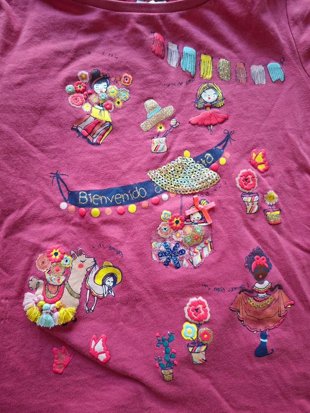 C&A Camicette, T-shirt & Top: T-Shirt, Gr. 116, Mädchen, Sommer – Usato da Erlinsbach venduto da pfunky 1