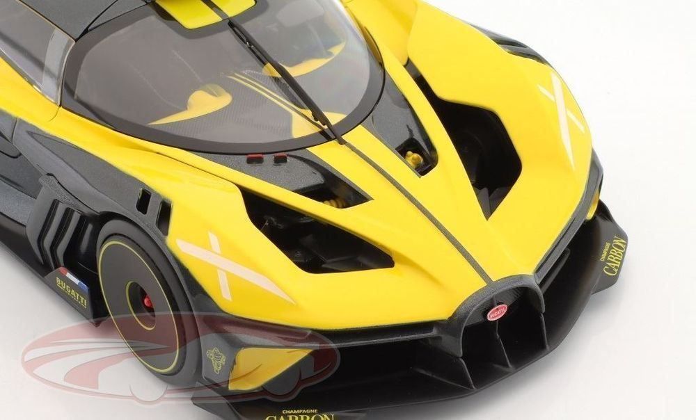 MAISTO - Special Edition - Bugatti Bolide W16.4 - Voiture Miniature à l'échelle 1:24, Jaune