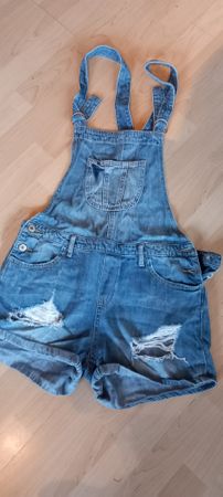 Jeanslatzhose