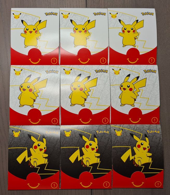 Pokèmon 25th anniversary McDonalds Packs Kaufen auf Ricardo