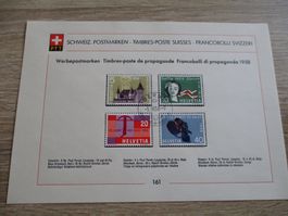 Feuille de collection n° 161 en français 30.--