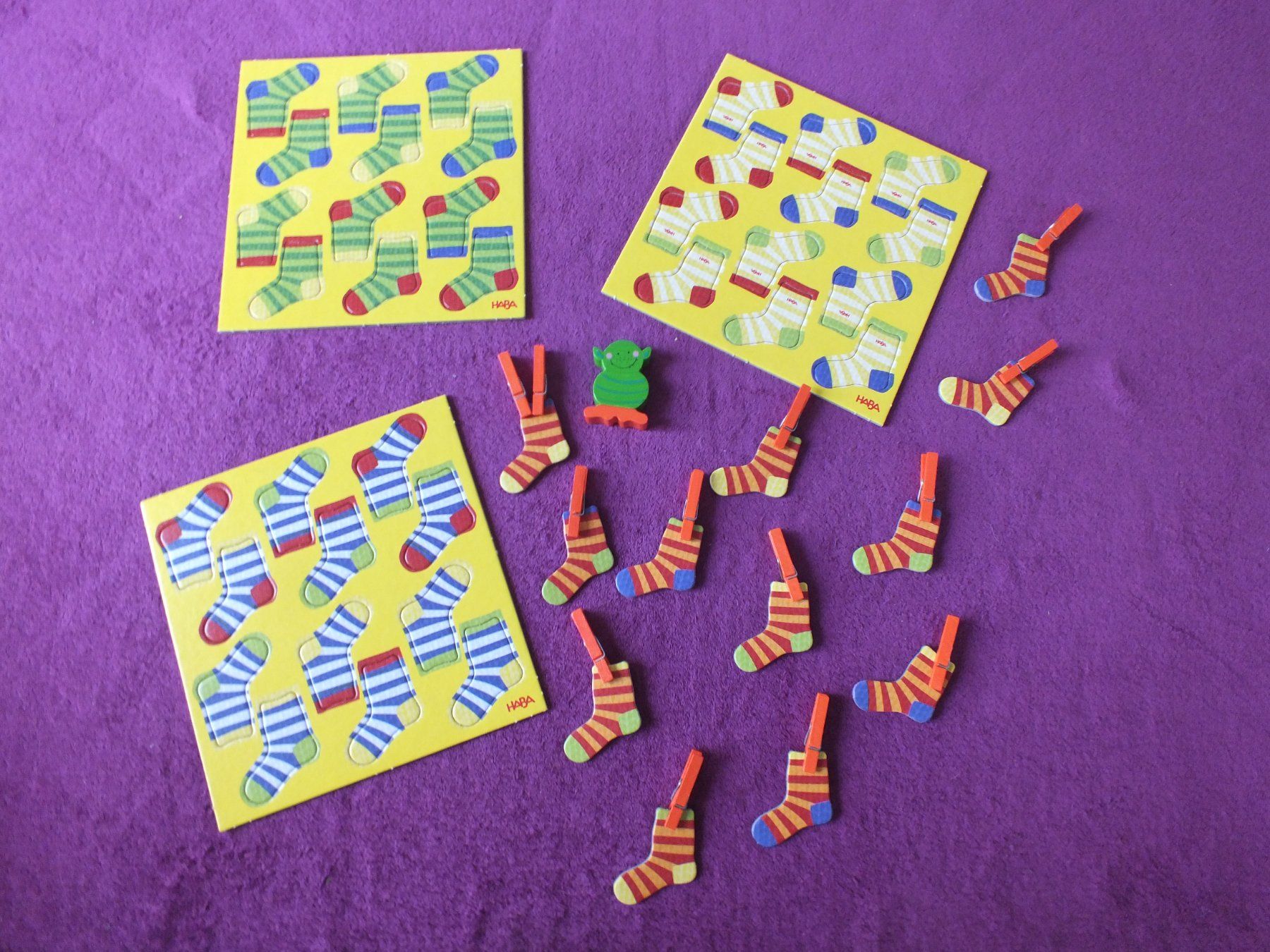 Haba Jeux: HABA Spiel - Socken Zocken – Neuf (Voir description) à Müllheim Dorf par Seeeule01 3