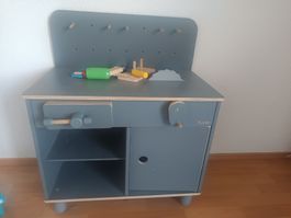 Werkbank Kinder Flexa Grau 