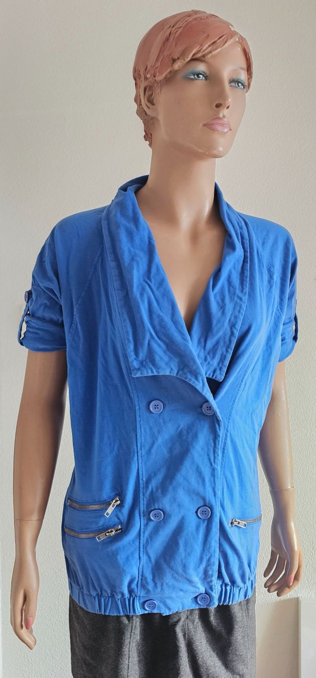 Only Giacche: Blaue Sommerjacke, Gr. S von Only – Usato da Basel venduto da Mazzo84