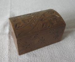 Kleine Holztruhe "Zermatt" 5,5cm x 8,5cm