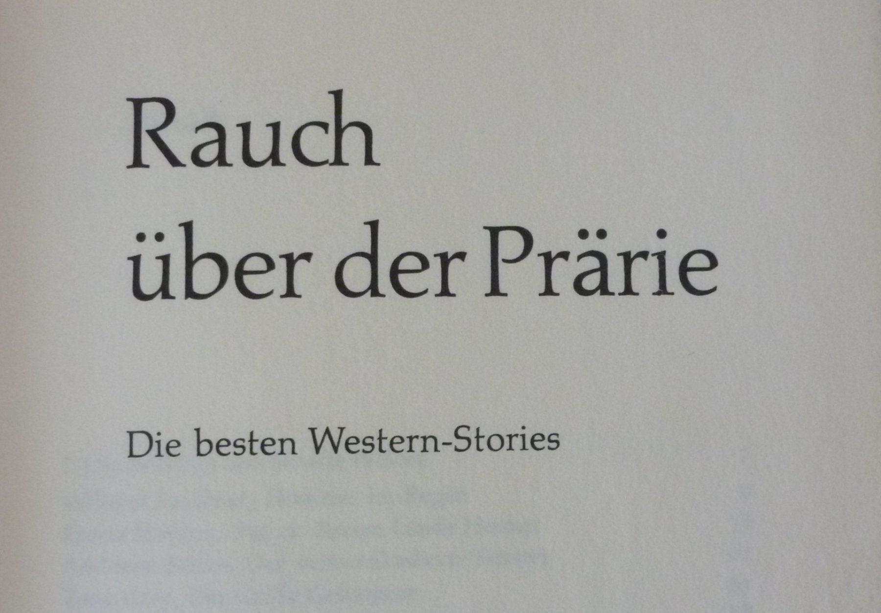 Bücher: Rauch über der Prärie – Gebraucht aus Mauren von Yeelen 3
