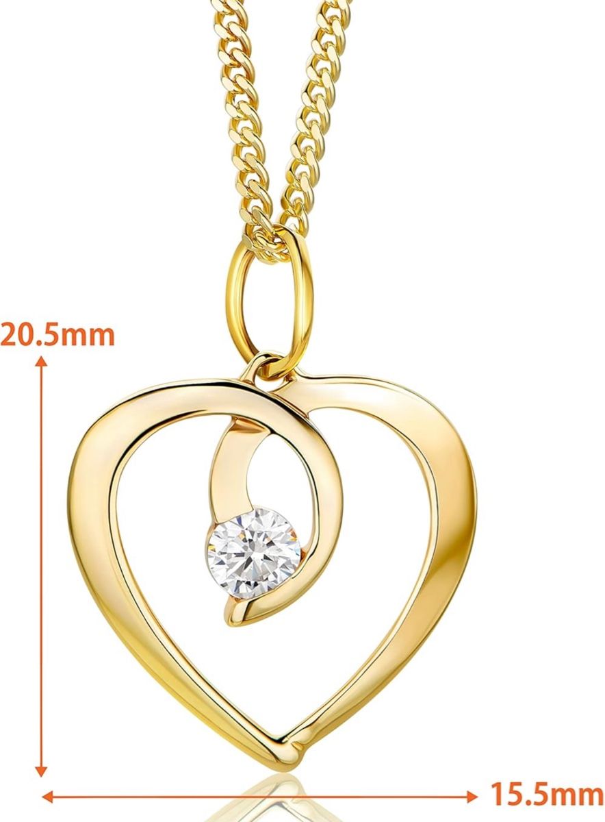 Catenine: Halskette 9karat Gold mit Brillant – Nuovo e nell'imballaggio originale da Hemmental venduto da GoldundGlanz 2