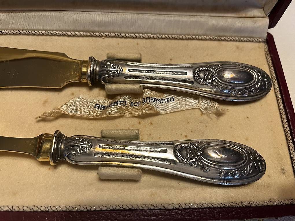 Set di posate: Set posate pesce in argento 800 – Usato da Lugano venduto da Emi.2798 1