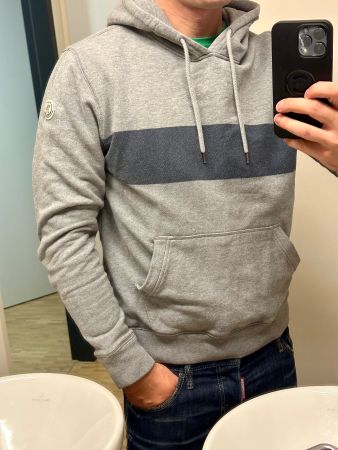 Moncler Hoodie, size M, slim fit