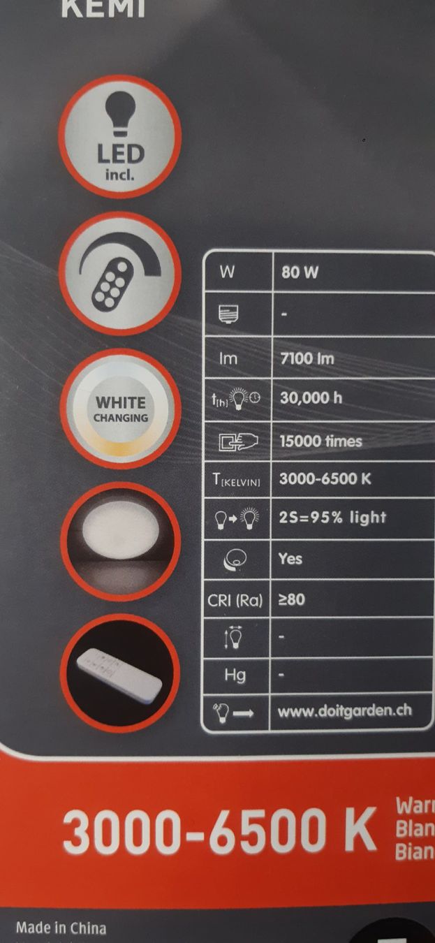 Kronleuchter & Deckenlampen: Decken/Wandleuchte – Neu und originalverpackt aus Richterswil von ADIACE010 1