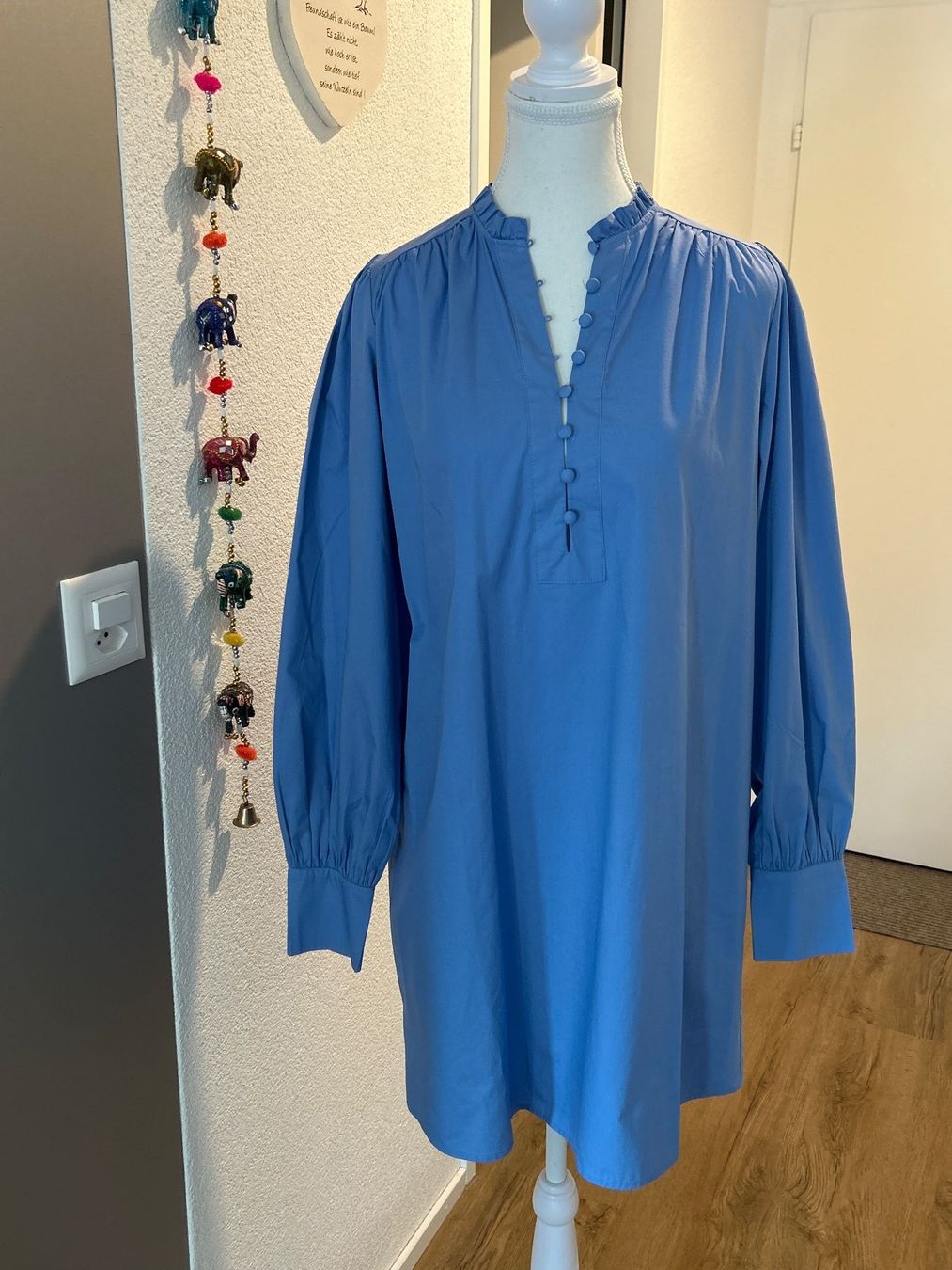 H&M Vestiti: Langarm Blusenkleid hellblau von H&M – Nuovo (secondo la descrizione) da Brunnen venduto da Nala2929 5